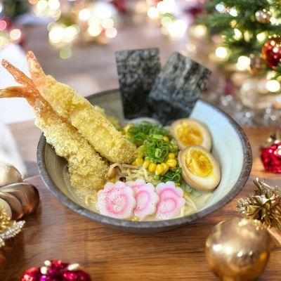 Shrimp tempura ramen