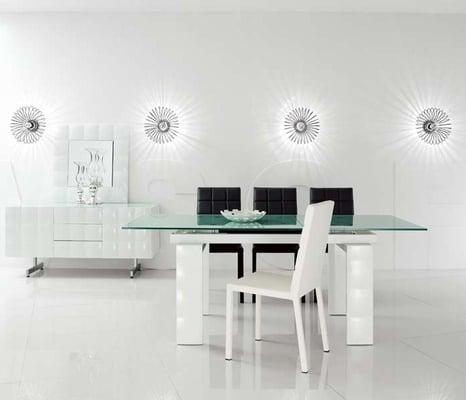 Crystal Glass Dining Room Sets