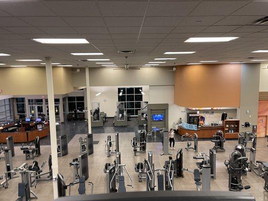 View from Cardio (Upstairs)