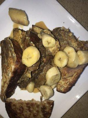 Bananas foster French toast