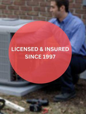 LICENSED & INSURED since 1997. We are the local, family owned choice.