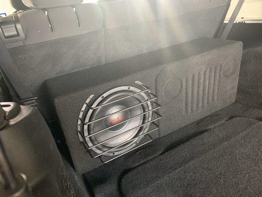 Custom box built for a Jeep Jk Wrangler