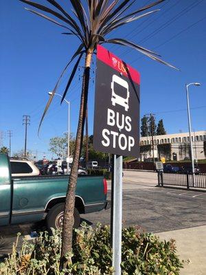 2/17/22 waiting for the bus/tram to take me back to Keck Med Ctr of USC, love this service