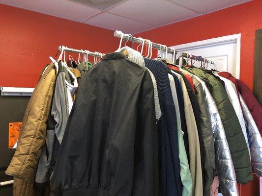 Lots of coats have been donated