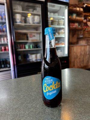 Cockta.  Excellent soda from Slovenia.