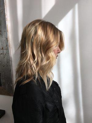 Balayage blonde