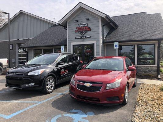 FREE Loaner Cars available so you can get around while your car is in the shop.