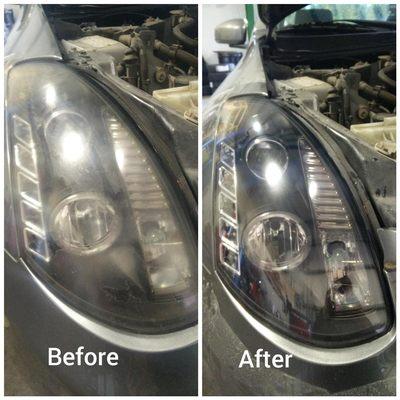 We offer 3M Headlight Restoration