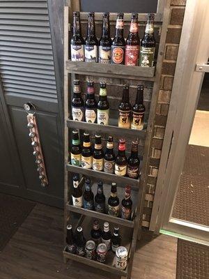 Their current beer selection - plenty of craft of various styles to accommodate any palate or pizza pairing.