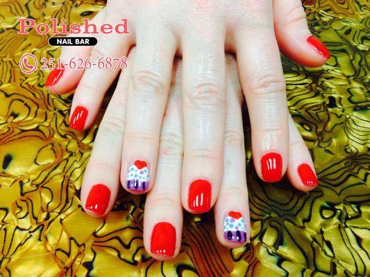 Manicure design at  Polished Nail Bar - Nails salon in Daphne Alabama 36526