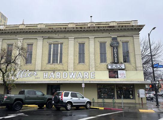 Collier Hardware in downtown Chico, California.