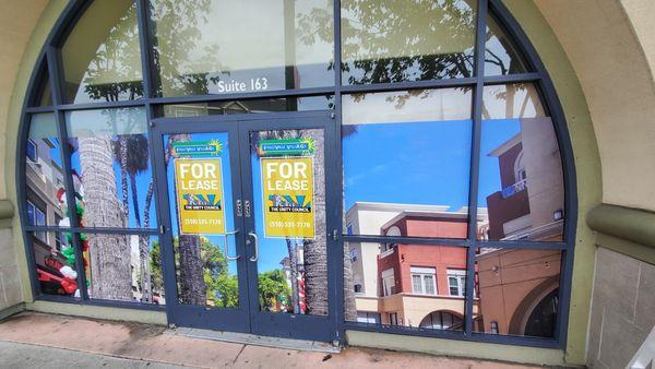 Window graphics for Fruitvale Village Oakland