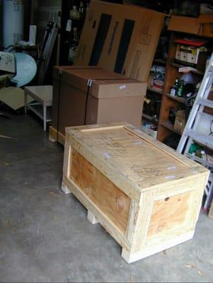 Picture 2 Shows The Item Crated Sealed And Stored in Our Warehouse