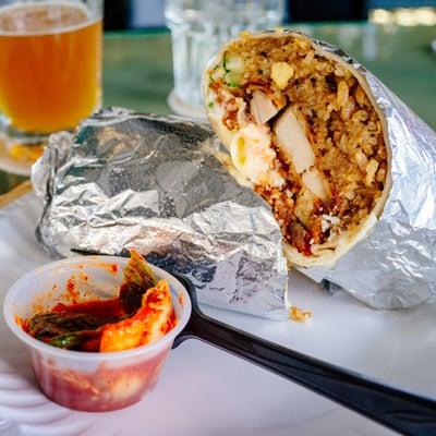 Fried Chicken Burrito. Prrrretty, pretty good.