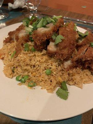 Crispy Chicken Fried Rice