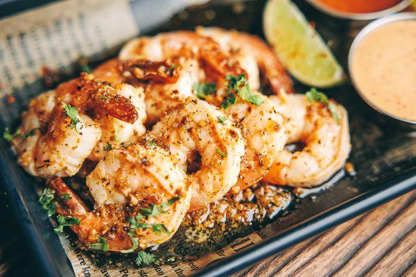 Mojito Lime Shrimp. Succulent and juicy shrimp marinated in a tangy, savory and refreshing lime blend, grilled to juicy perfection