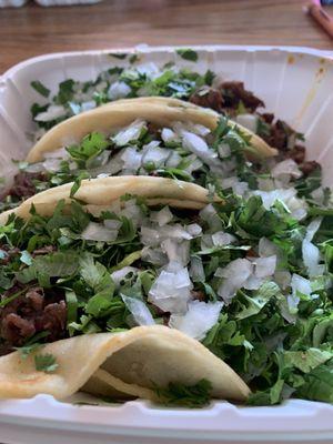 Carne asada tacos.