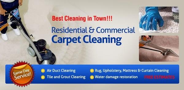 Full cleaning services for home or office