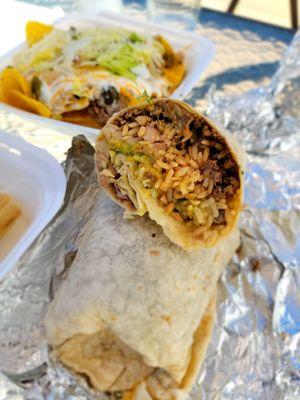 Steak burrito