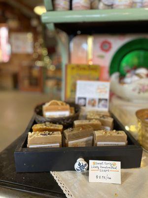 Locally made artisan soaps!