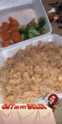 Shrimp & Chicken hibachi