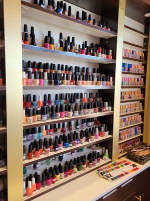 So many nail color choices!