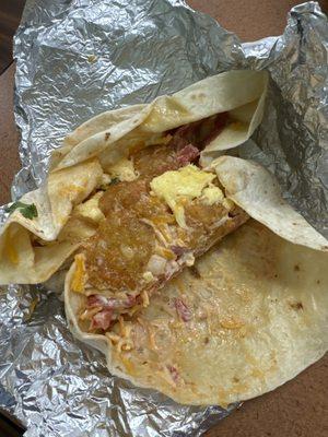 Breakfast burrito