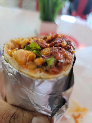 Al pastor burrito