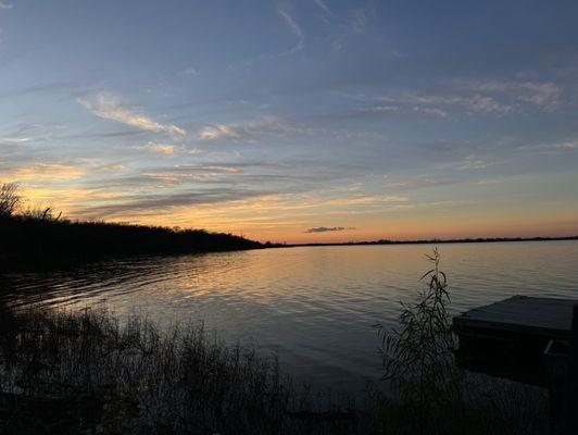 Boat launch shoreline