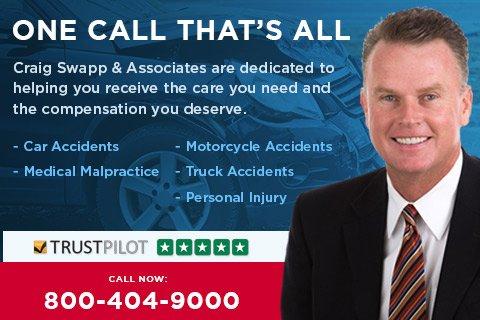 Craig Swapp & Associates, your trusted personal injury attorney