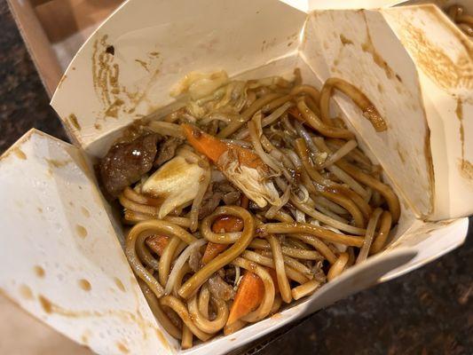 Beef chow mein