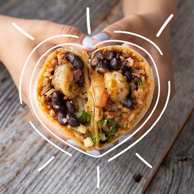 Burrito's at Baja....a fresh way to spend time this Valentine's