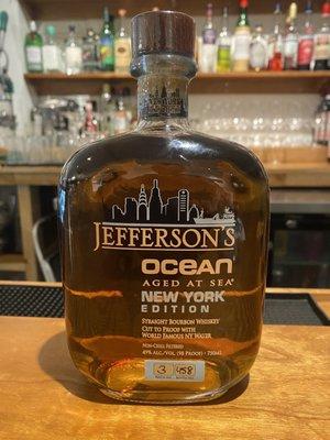 Jefferson's Ocean Whiskey Limited edition made in NYC