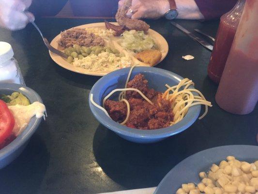 Another well filled plate & Spaghetti