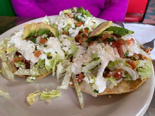 Chicken Tinga Tostadas