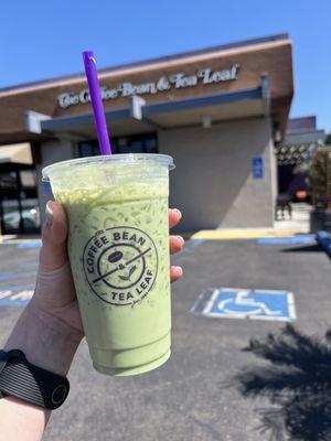 Iced GreenMatcha Iced Tea Latte