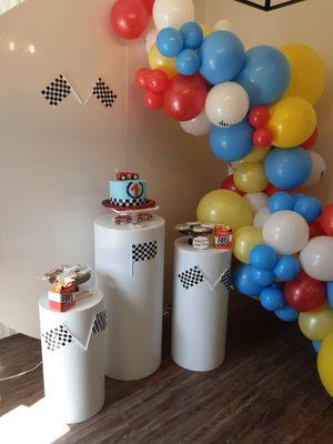 In house birthday party decor