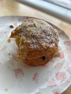 Banana hazelnut croissant.