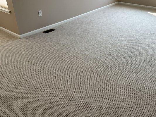 Carpet installed by Hunter's- look at them seams!!!