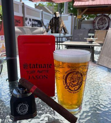 Beer and Tatuaje Skinny Jason