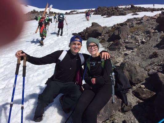 Margaret & son Matthew. Mt. St Helen. Mother's Day 2016.