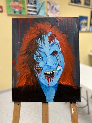 Paint Yourself as a Zombie!