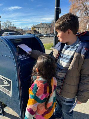 Learning extends beyond classwork. It's about spreading joy, and being active contributors to the community. Holiday & Thank You cards sent!