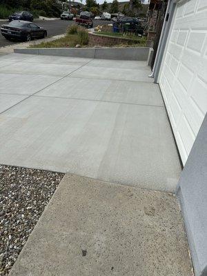 Drive way repair and extension