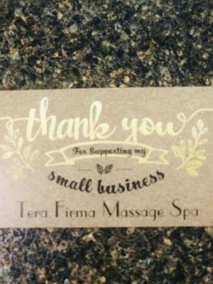 Supporting Small business is the best policy. Let me know your business. And you can leave your business card at our community table.