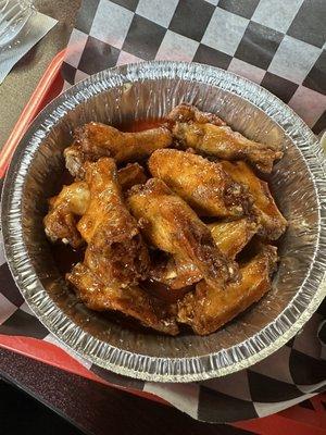 Hot honey wings