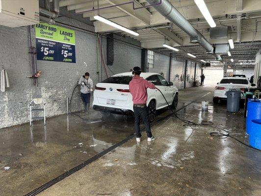 Amazing hand car wash