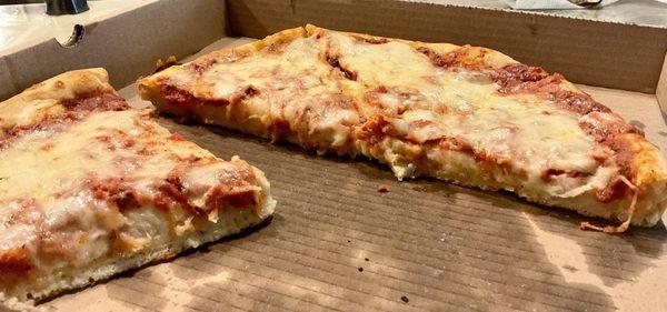 Pizza here is typically quite good, but this is not a deep dish pizza.