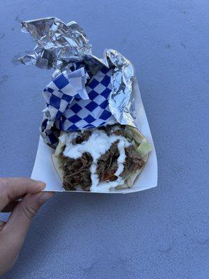 Steak gyro   3. Big Beef Gyro