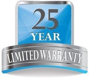 25 Year Limited Warranty on Hague Water Treatment